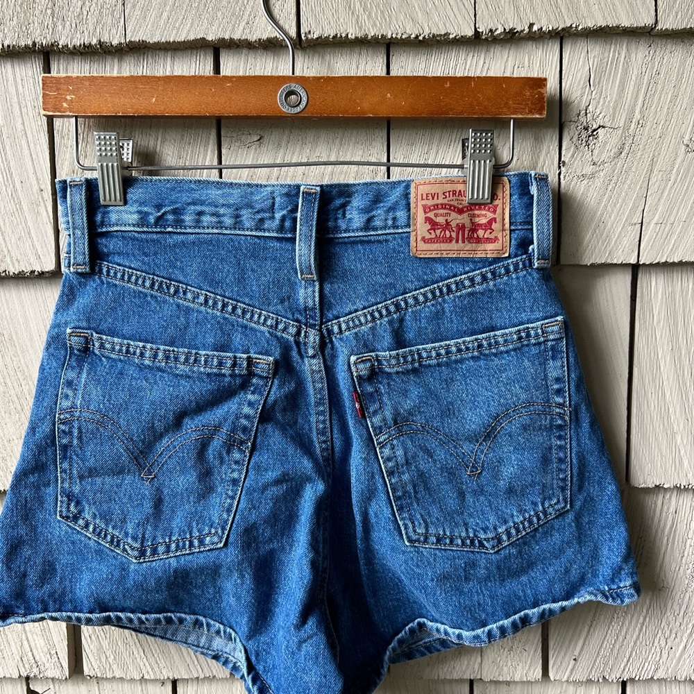 Levi's Blue Jean Shorts Classic Cut-Off Style